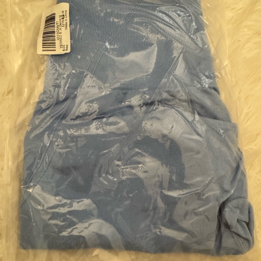 Women’s Athletic Shorts in Light Blue - Unbranded